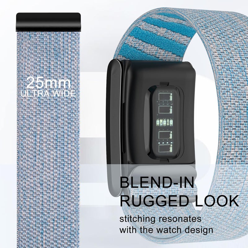 surundo Nylon Sport Band Compatible with Whoop Band 4.0 Strap Men Women with Bumper Case, Breathable Nylon Adjustable Waterproof Replacement Wristbands Straps for Whoop 4.0 - Image 5